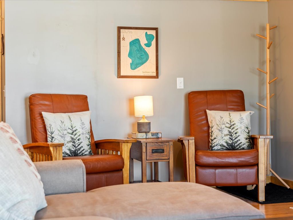 Extra seating in the living room