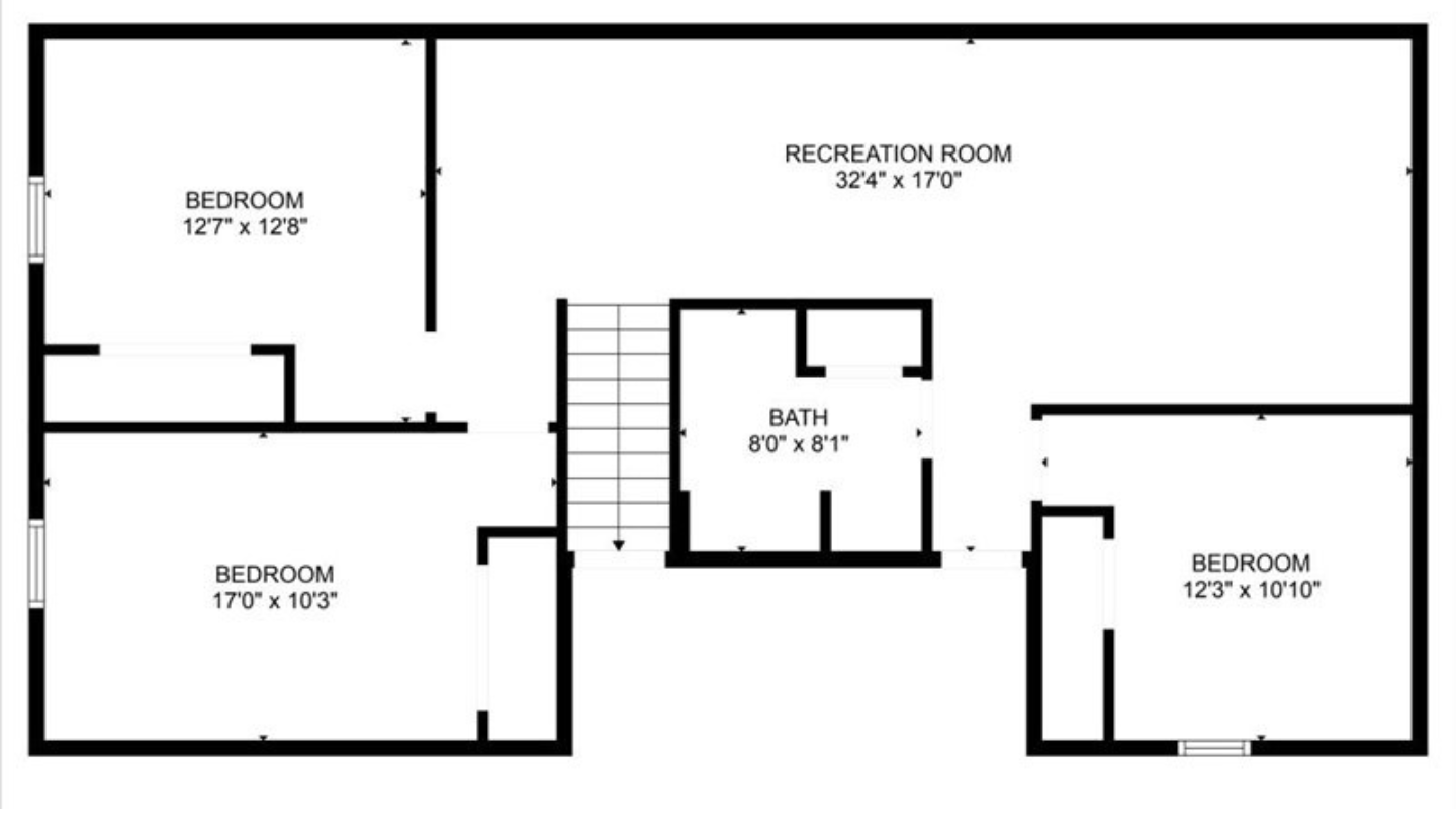 Floor plan - lower level