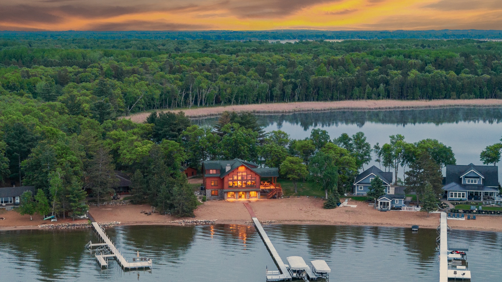 Ariel View of Cabin