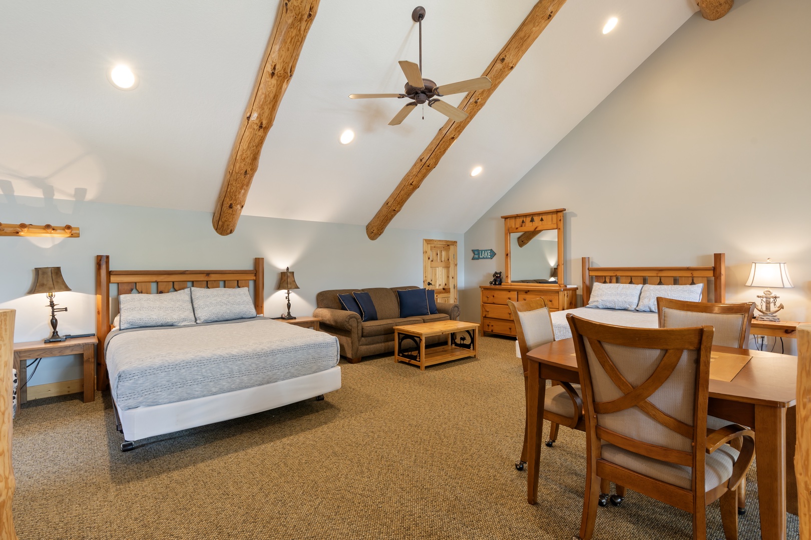 Loft Sleeping and Game Table