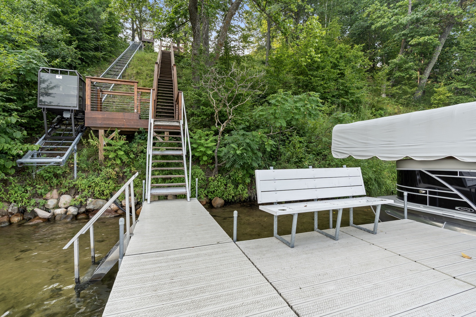 Hillivator for Easy Access to Lake