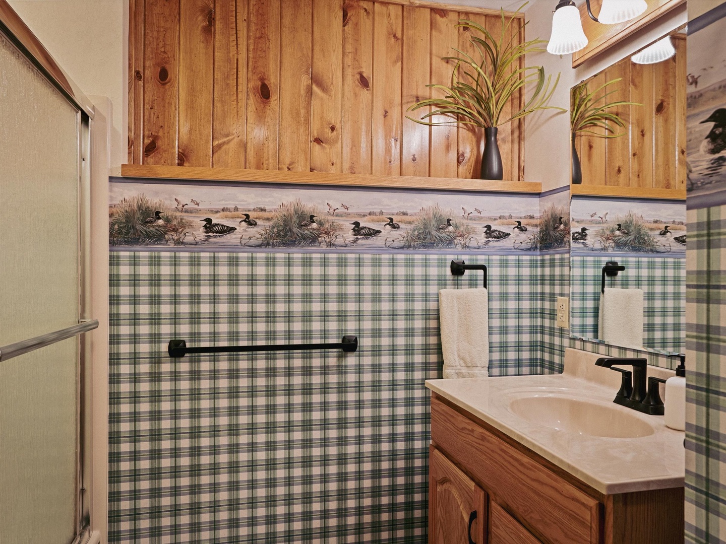 Full Lower level bathroom with Walk in Shower