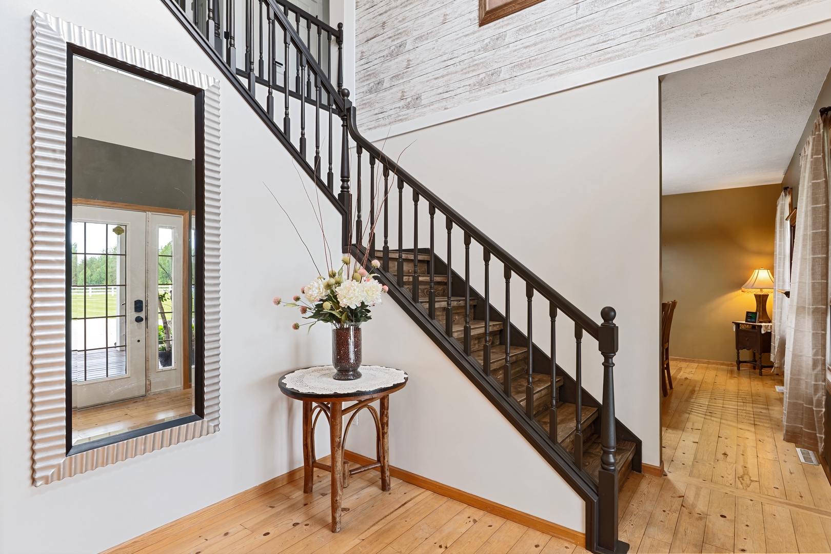 Front Entrance, Stairs to Upper Level