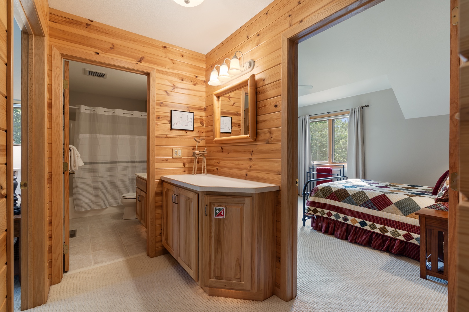 Full Bath: Upper Level