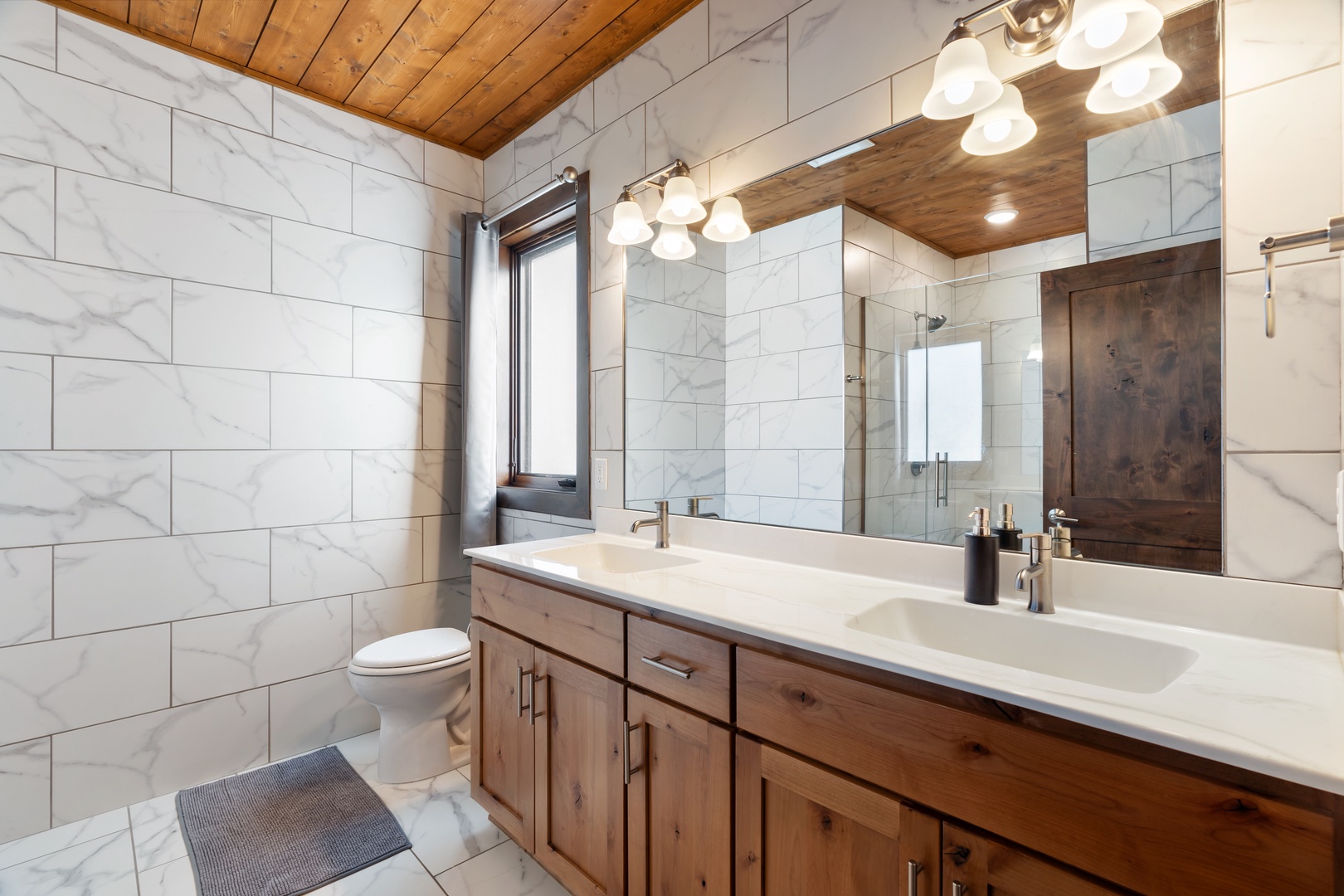 Primary Bathroom with two sinks