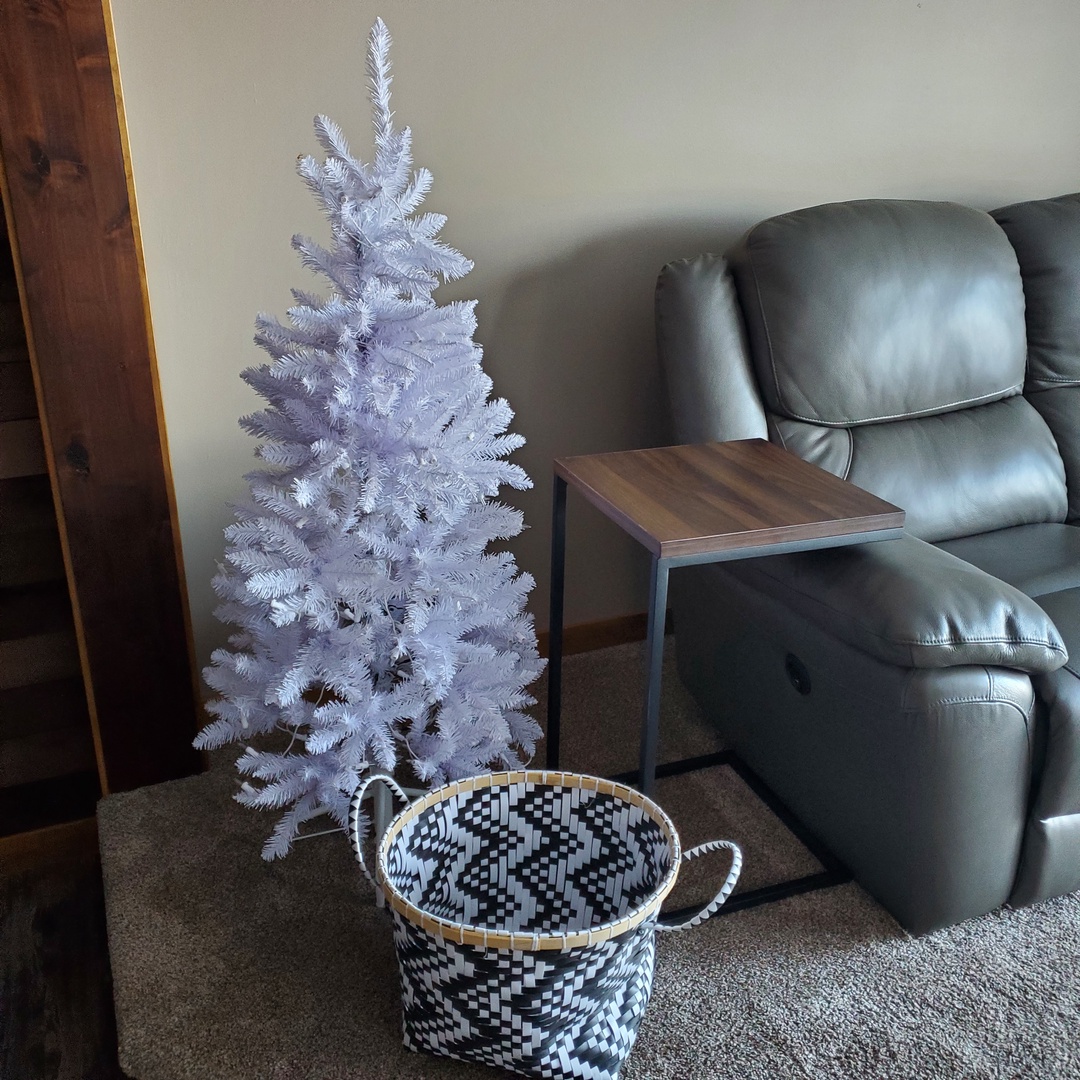 Small Tree in Lower Level game room Dec/Jan