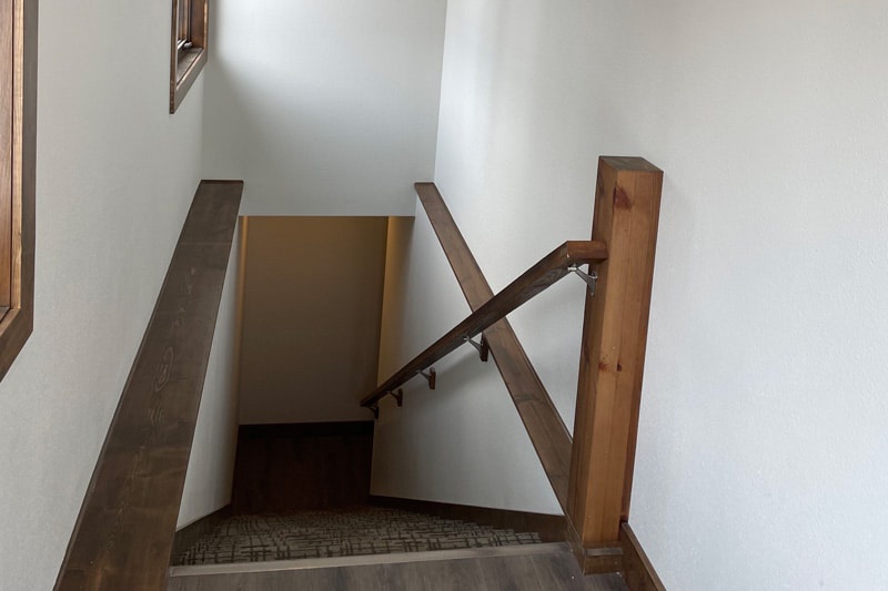 Stairs from Street to front entry