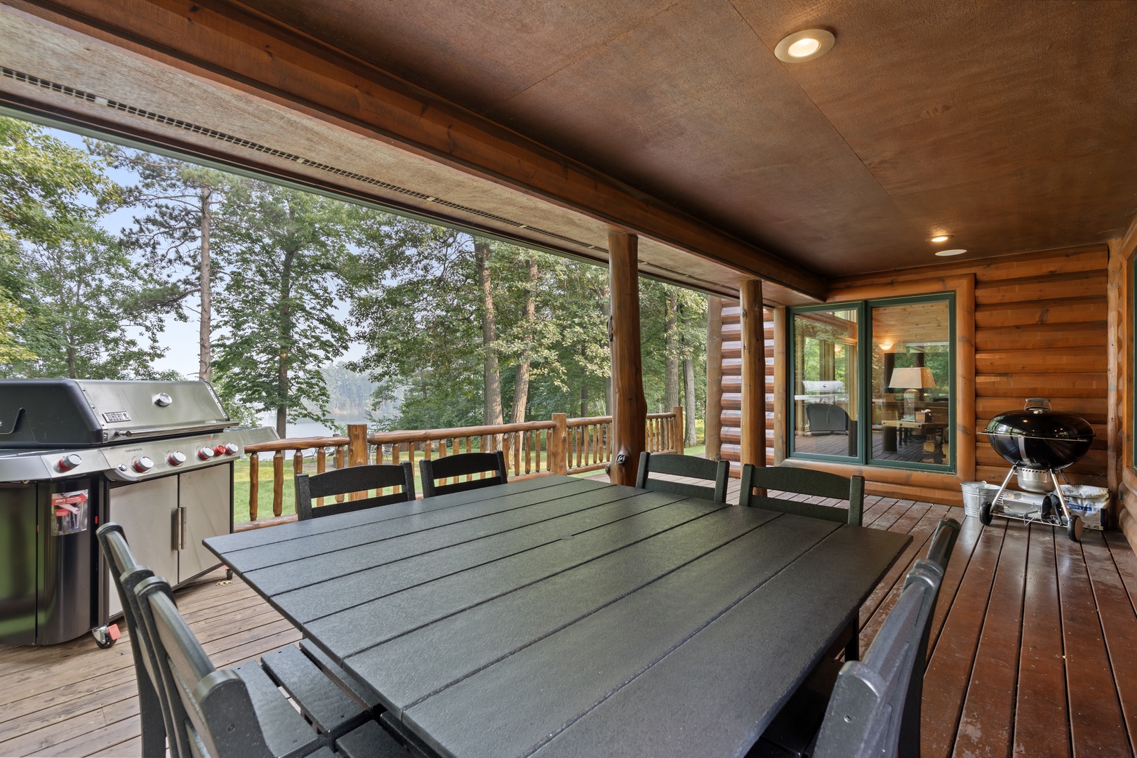 Outdoor Dining + Grill Area