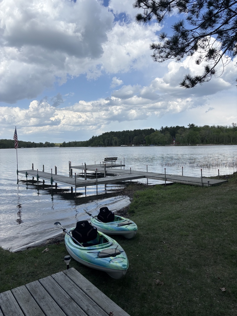 2 Kayaks on Site for Use