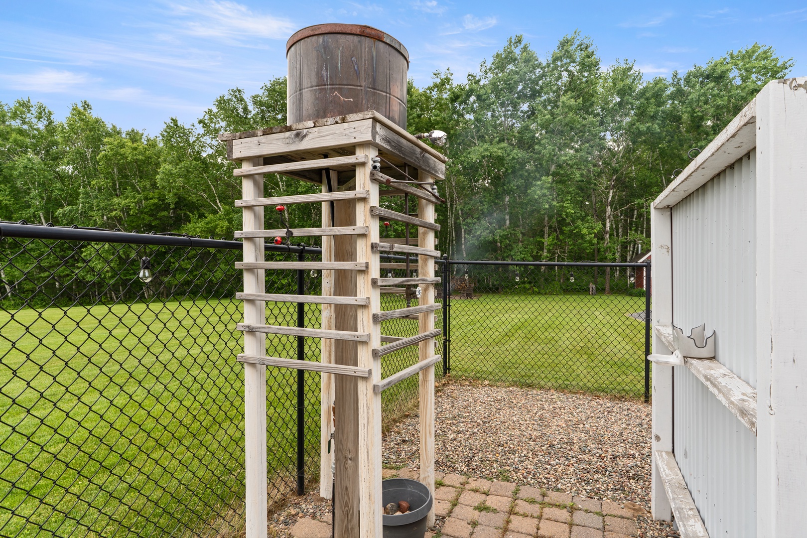 Outdoor Shower!