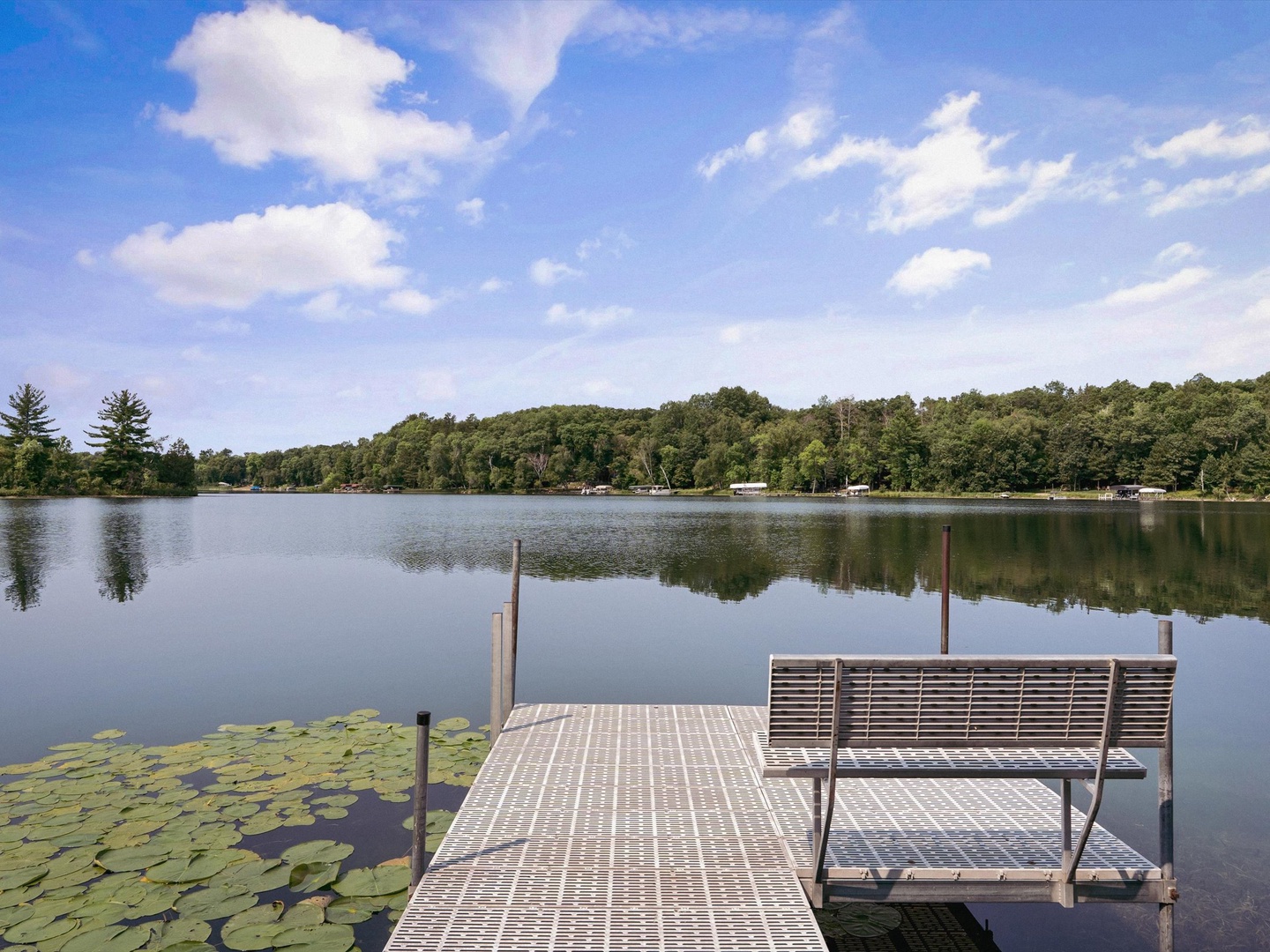 View from the dock.