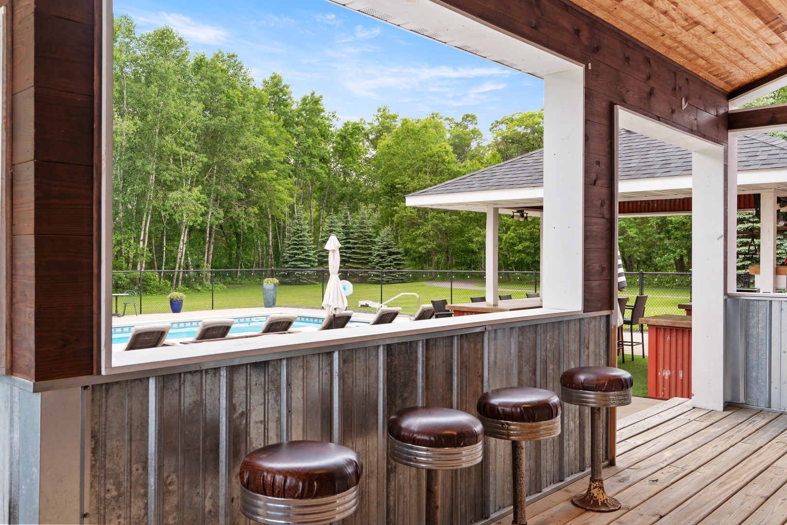 Fun Outdoor seating