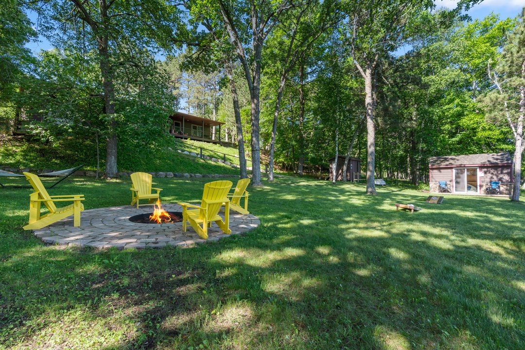 Gather around the fire pit