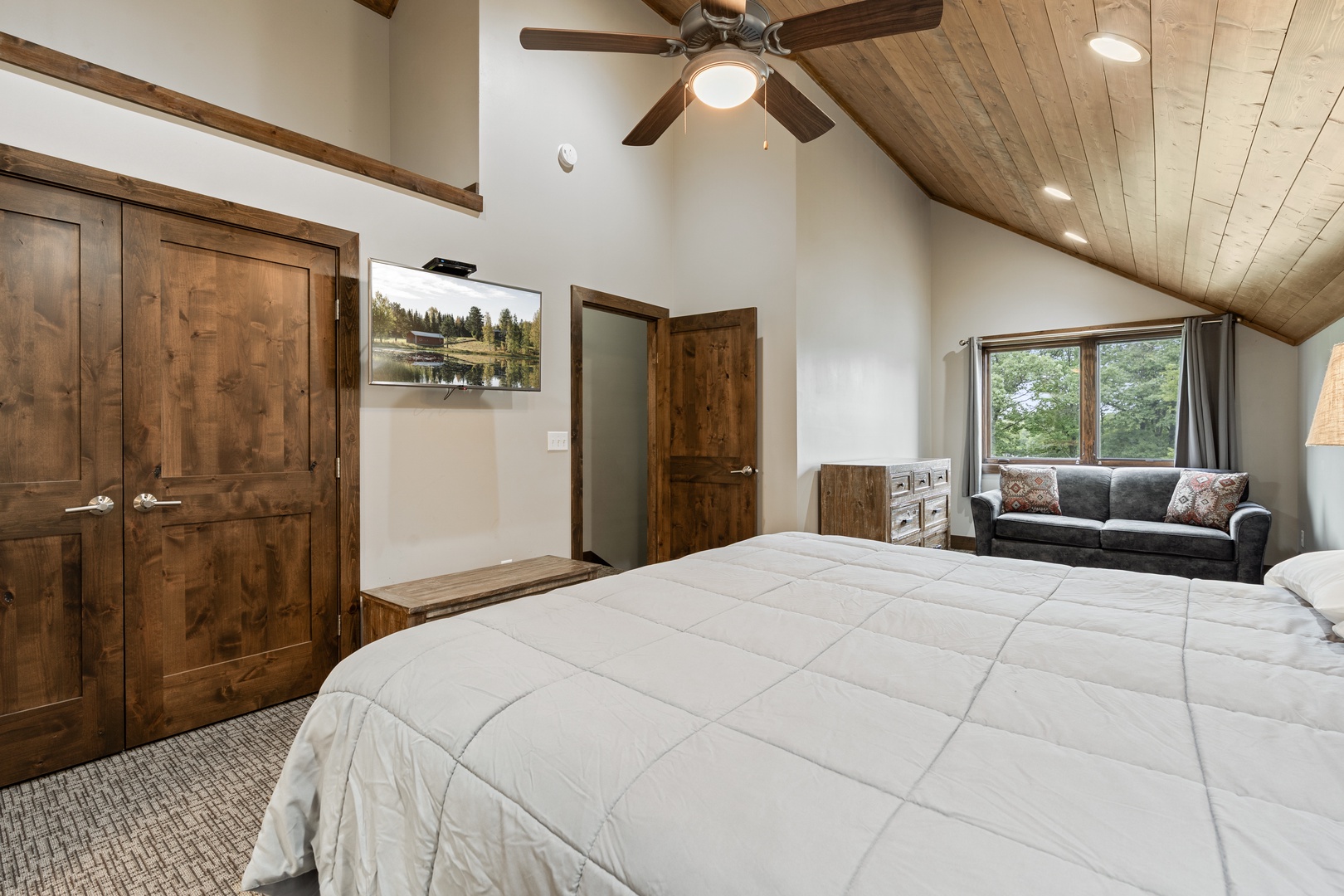 Full Pull out sofa sleeper in Master Bedroom