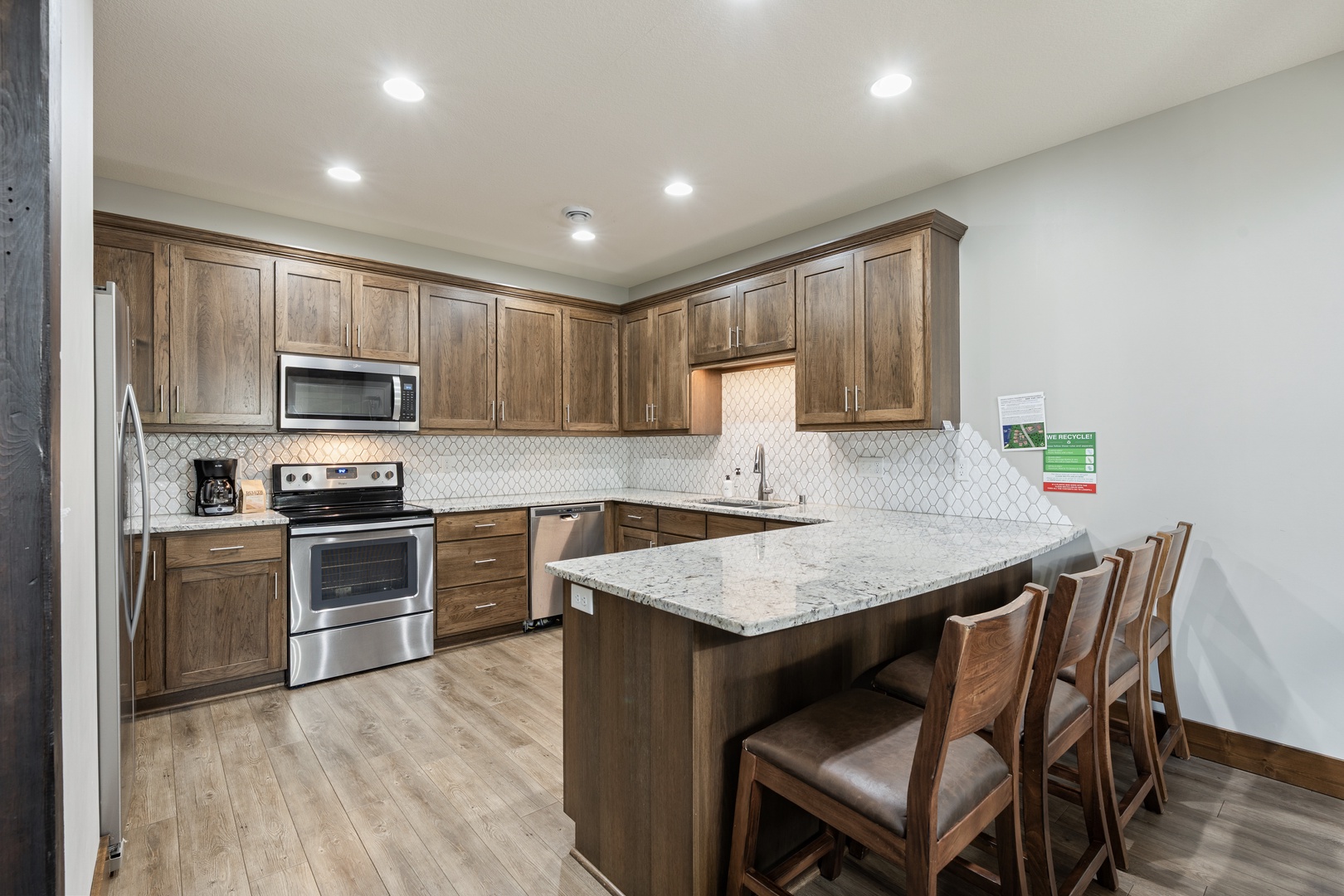 Fully Stocked Kitchen