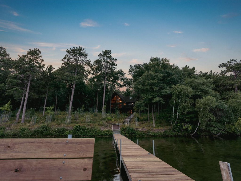 Dock view at twilight