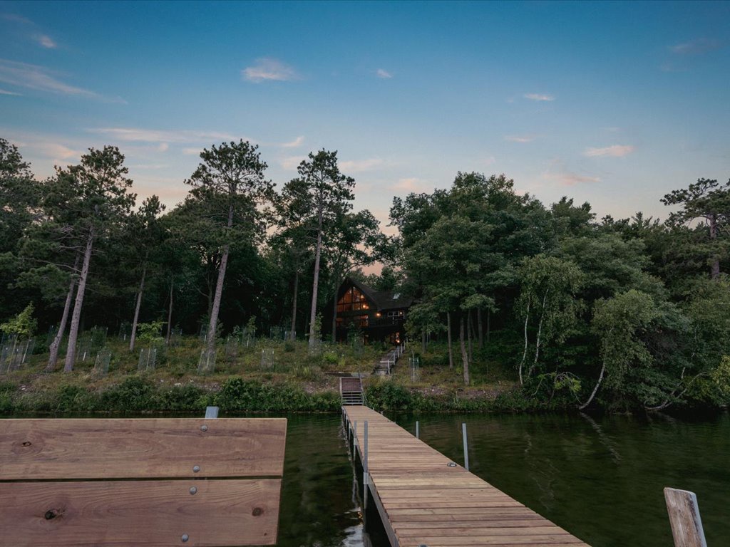 dock view at twilight