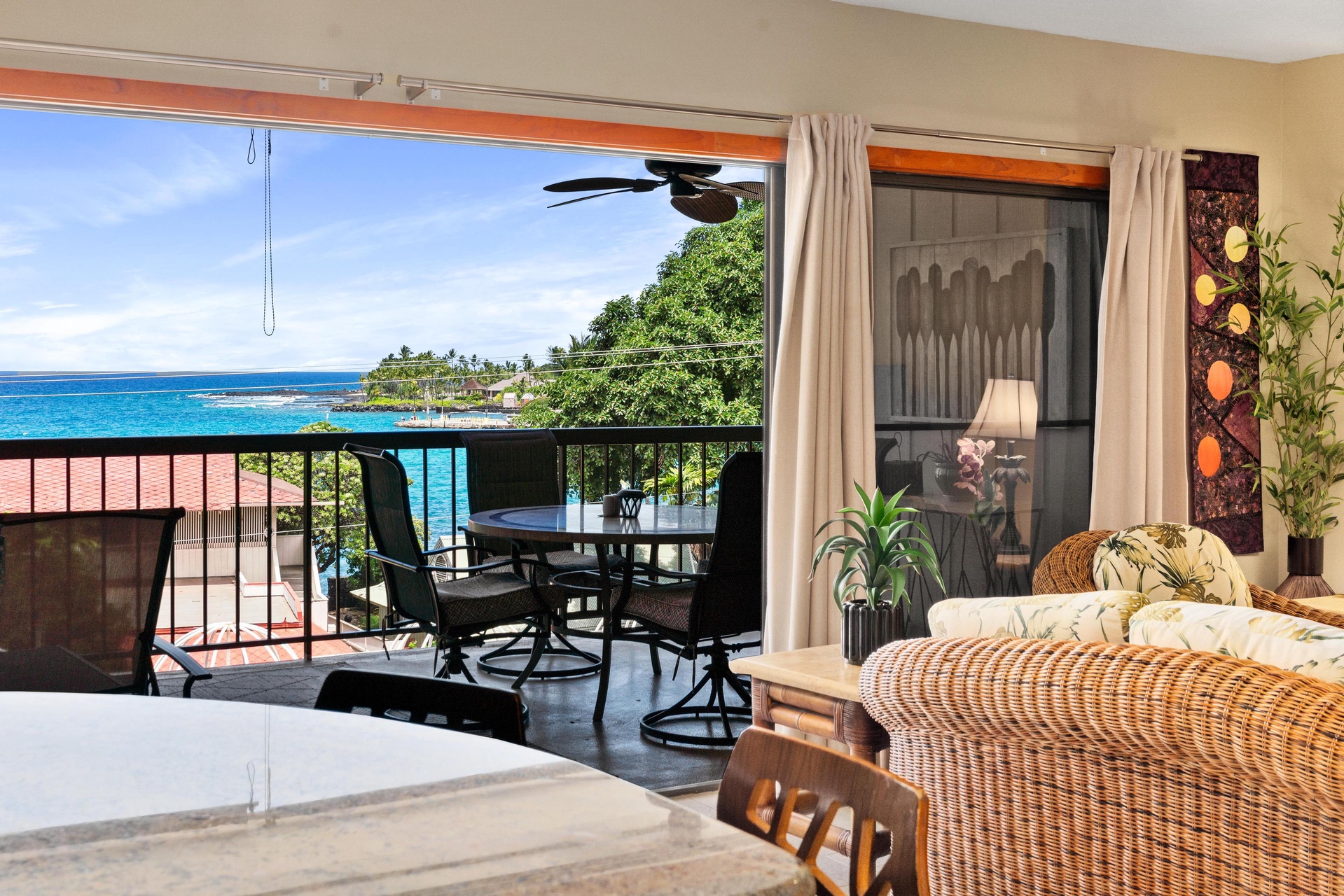 Enjoy the view from the kitchen
