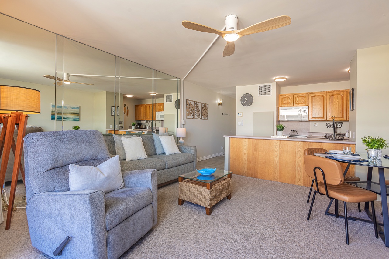 A cozy retreat to unwind between beach days