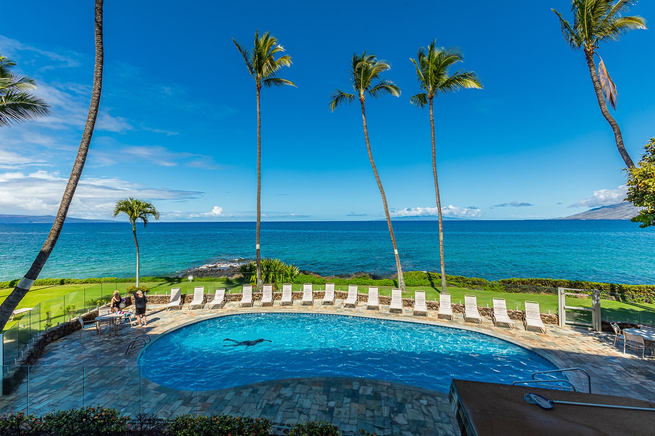 Relax poolside and soak in Maui’s magic