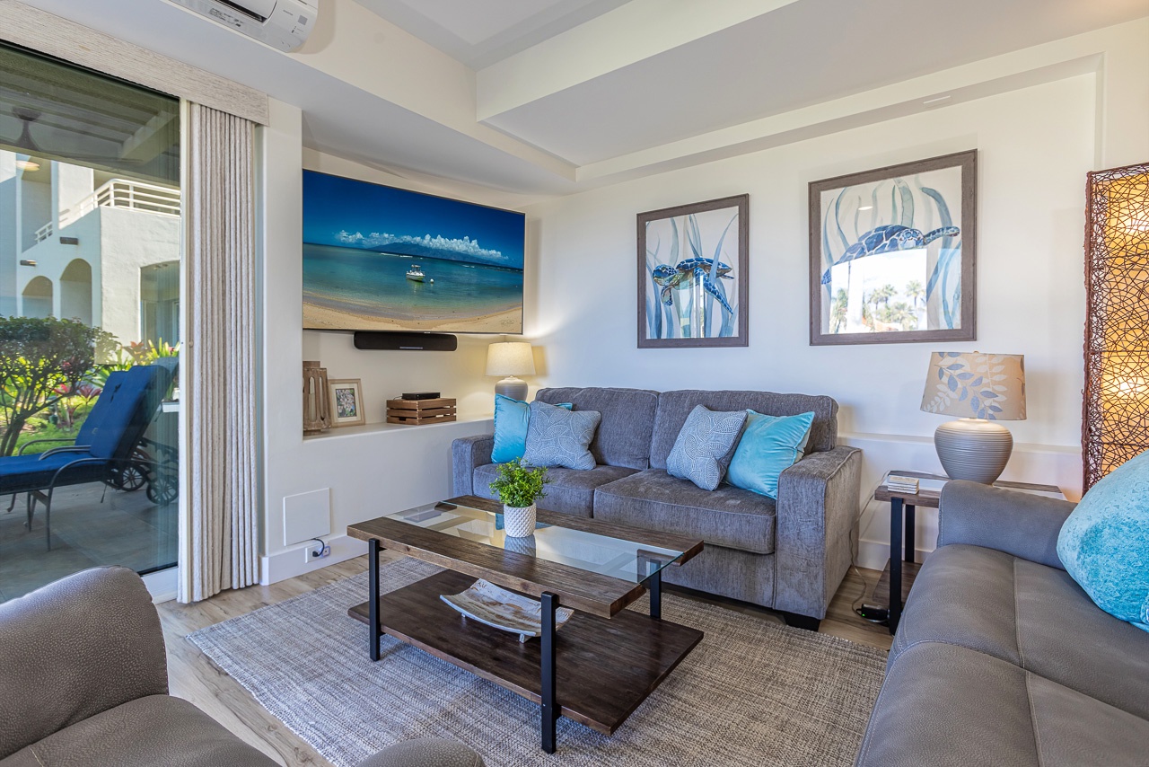 Comfort continues after sunset with a Tempur Pedic sleeper sofa