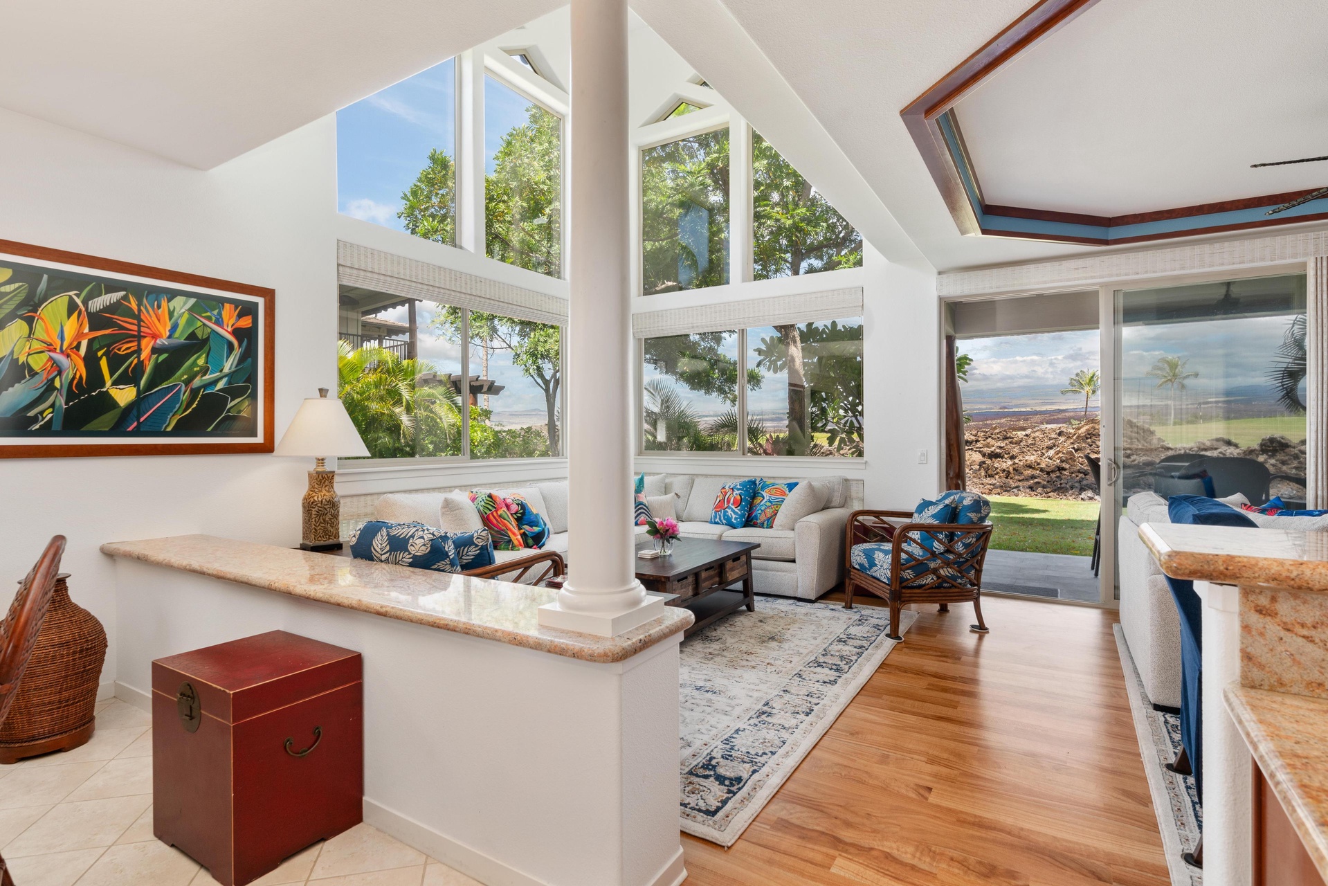 Relax on the sofa after a long day of traveling