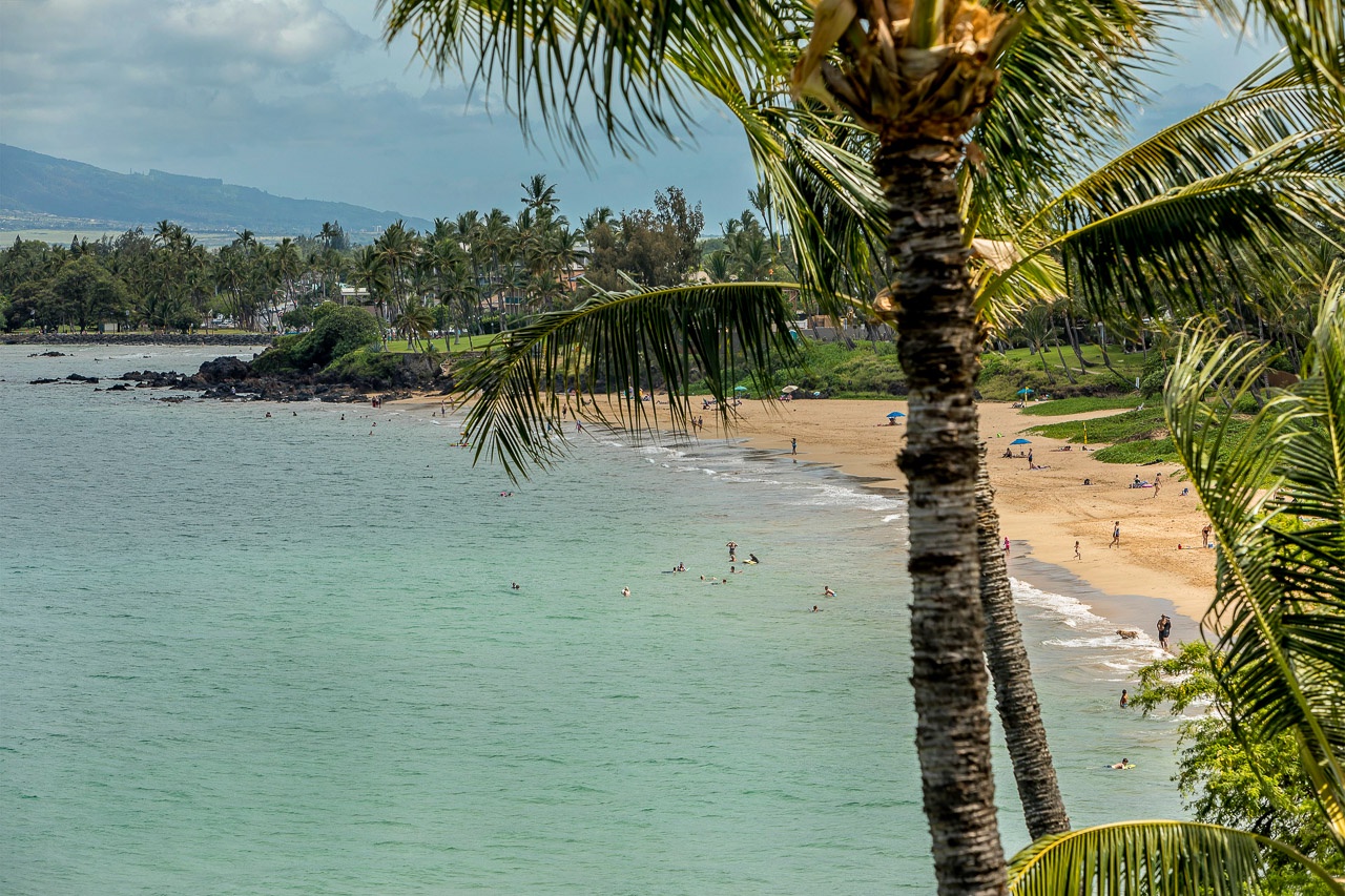Clear Maui ocean perfect for peaceful dips
