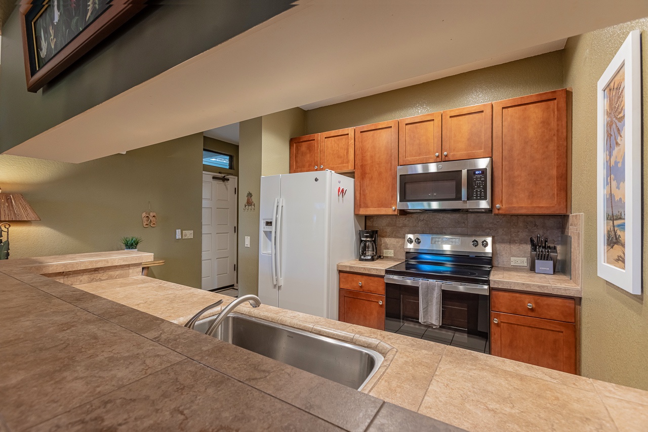 Easy space for simple island inspired meals