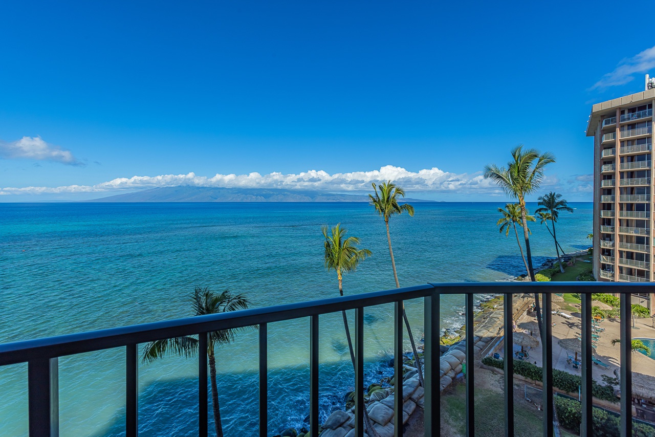 Gentle waves and island silhouettes just beyond your window