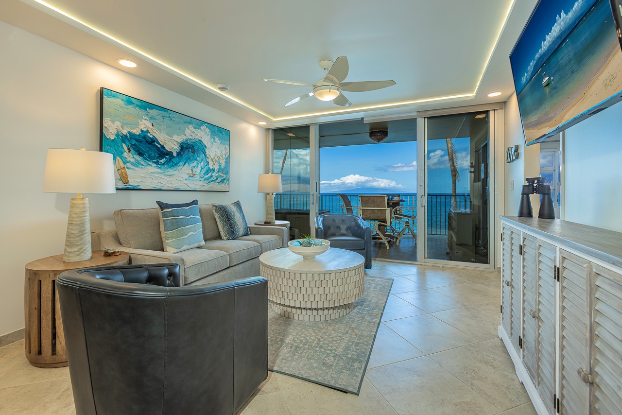 Relax in coastal elegance after a day on the beach