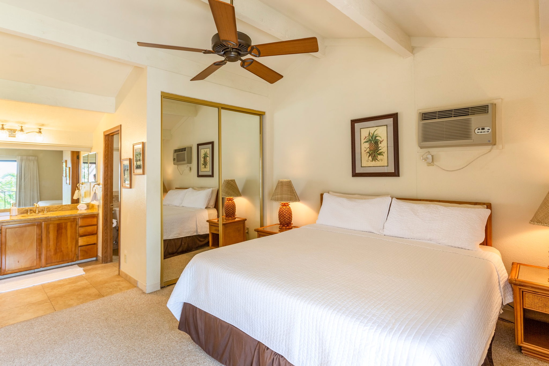 Primary bedroom has everything you need!