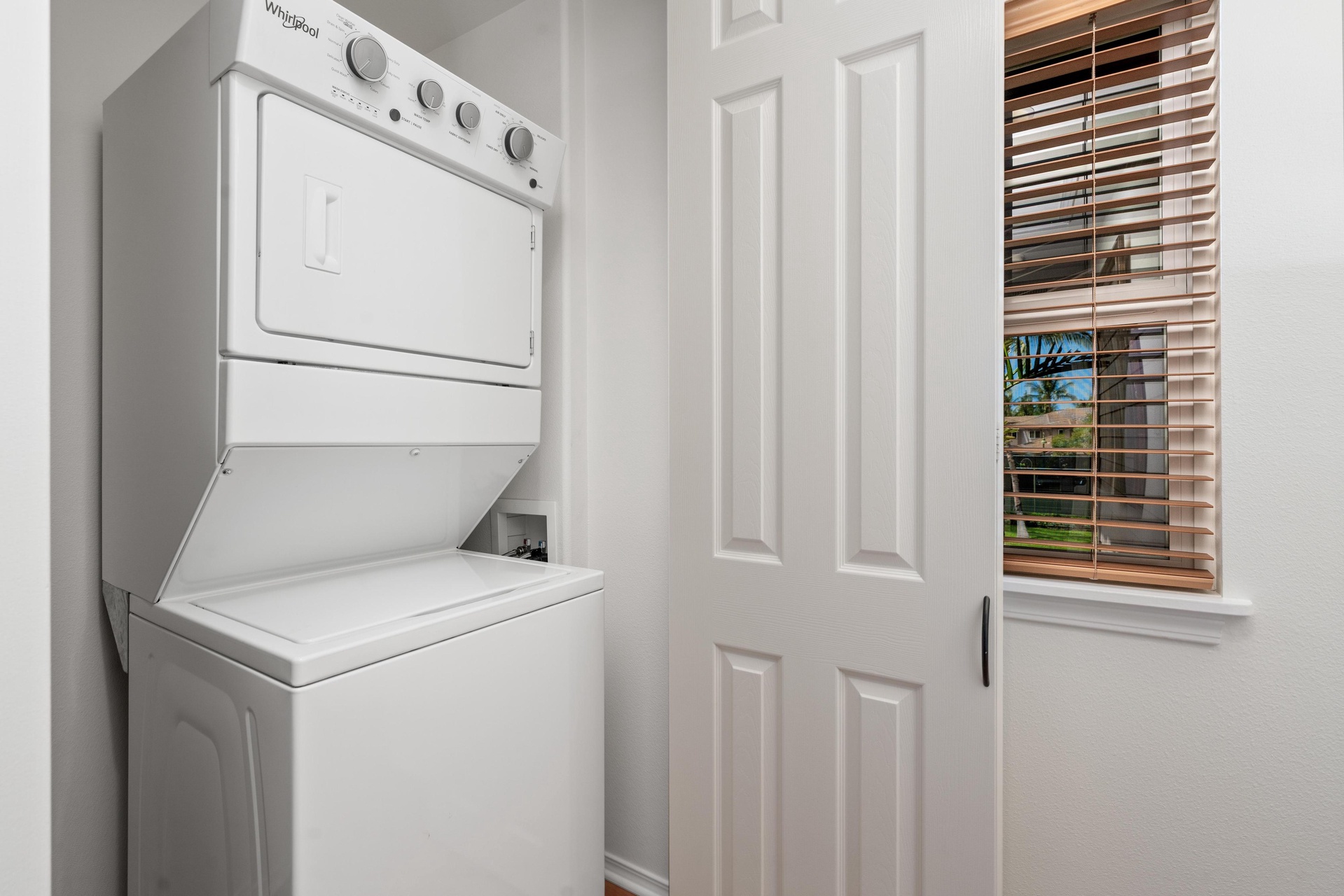 Washer and dryer for guest use