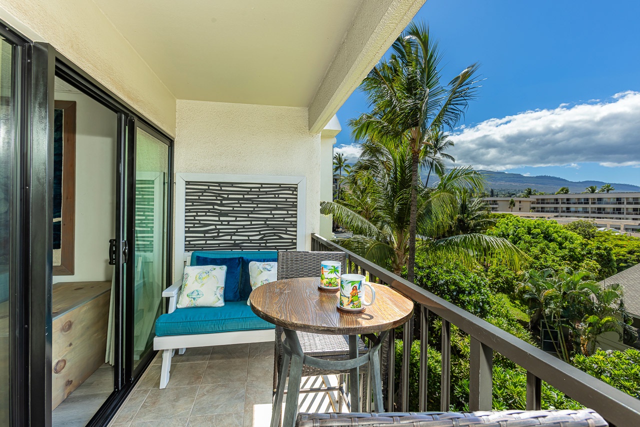 Your private lanai escape with Pacific and island vistas