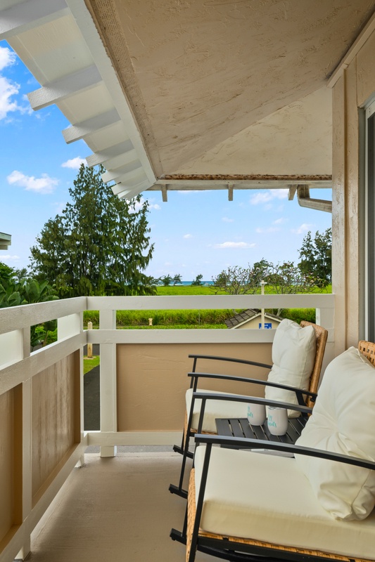 Unwind after a fun filled day, on your private lanai.