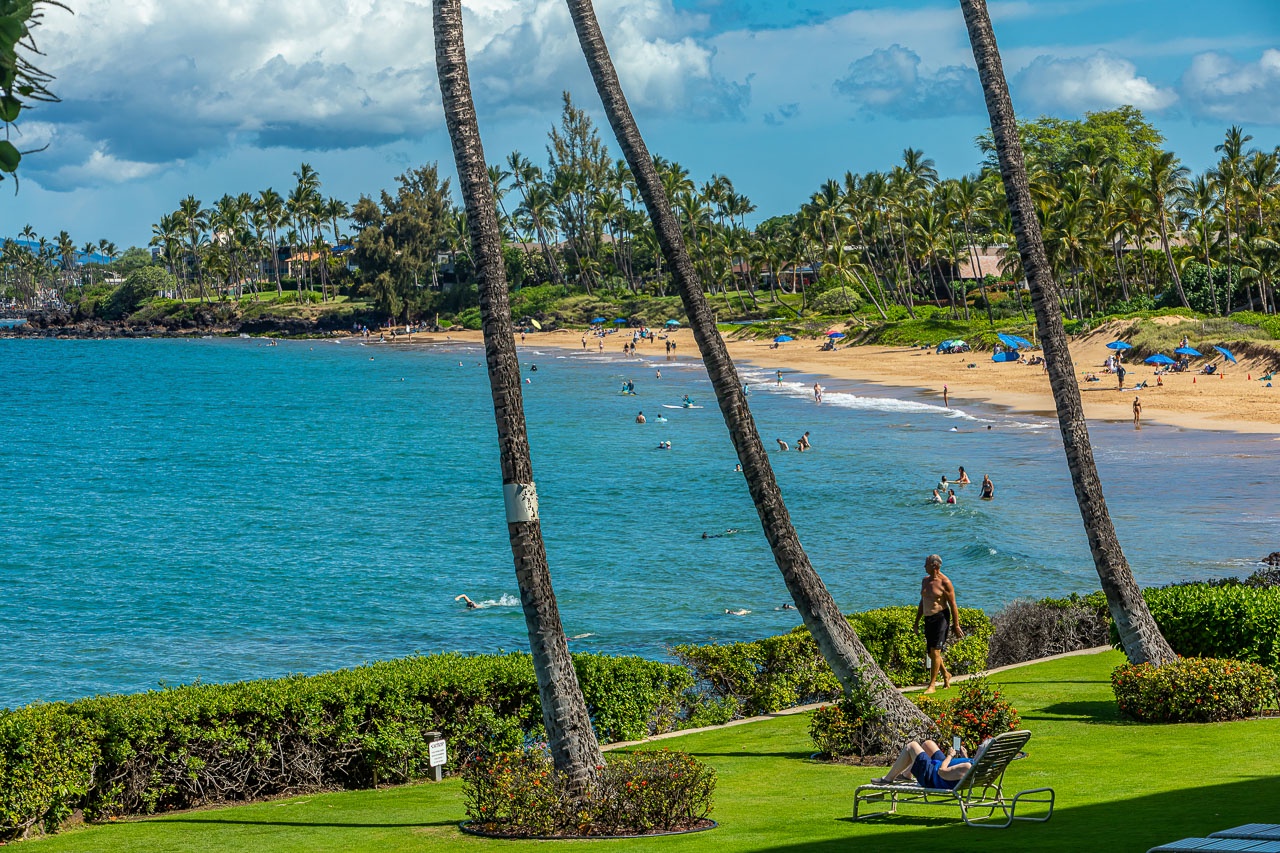 Take a morning stroll along Kam I & Charley Young Beaches