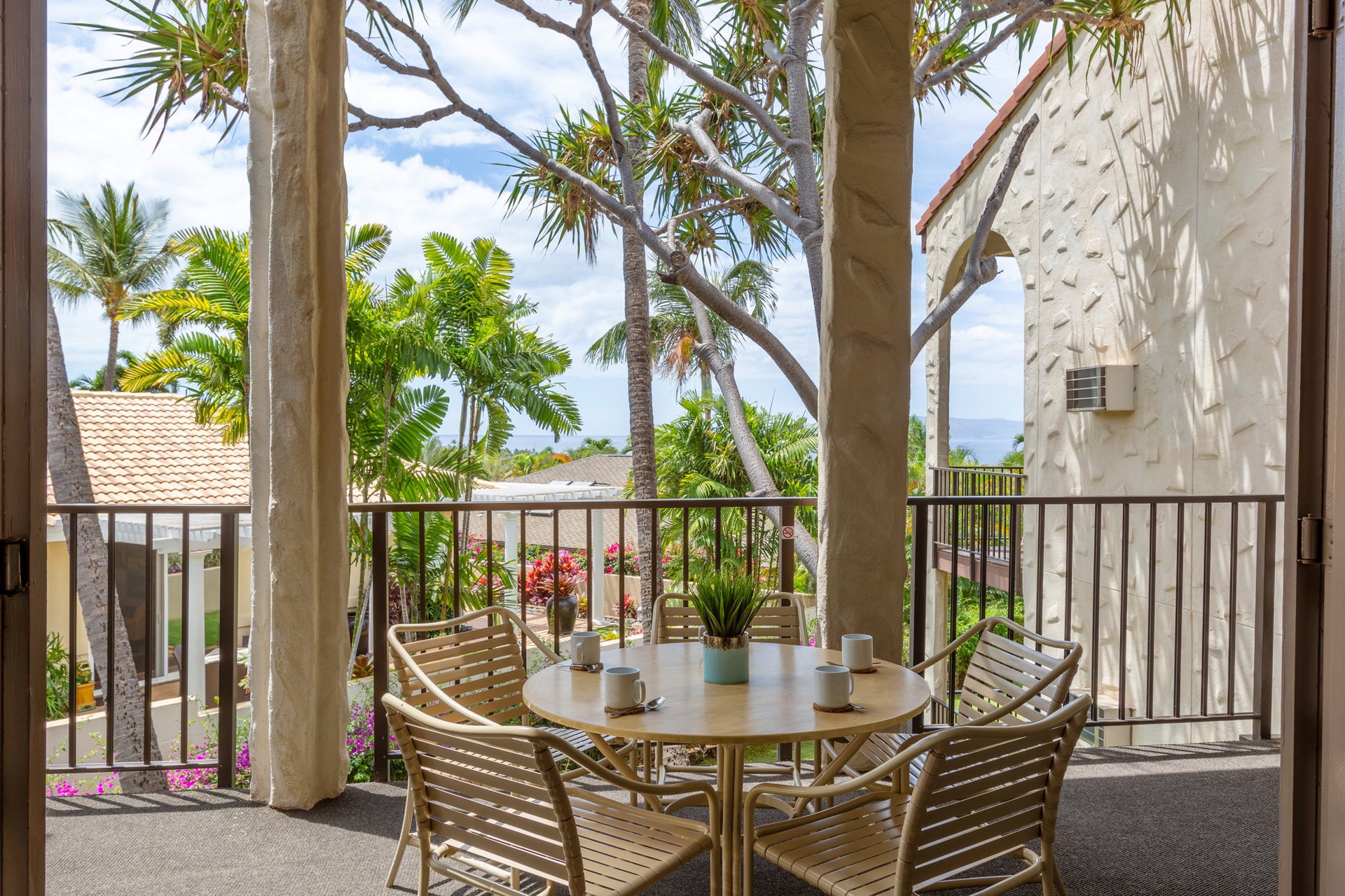 Plan an exciting meal on your private lanai