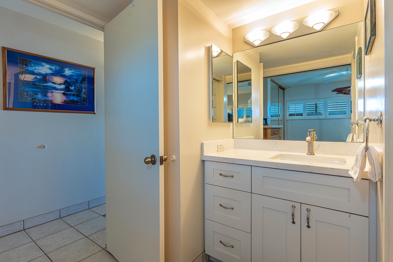 Clean lines and bright finishes throughout