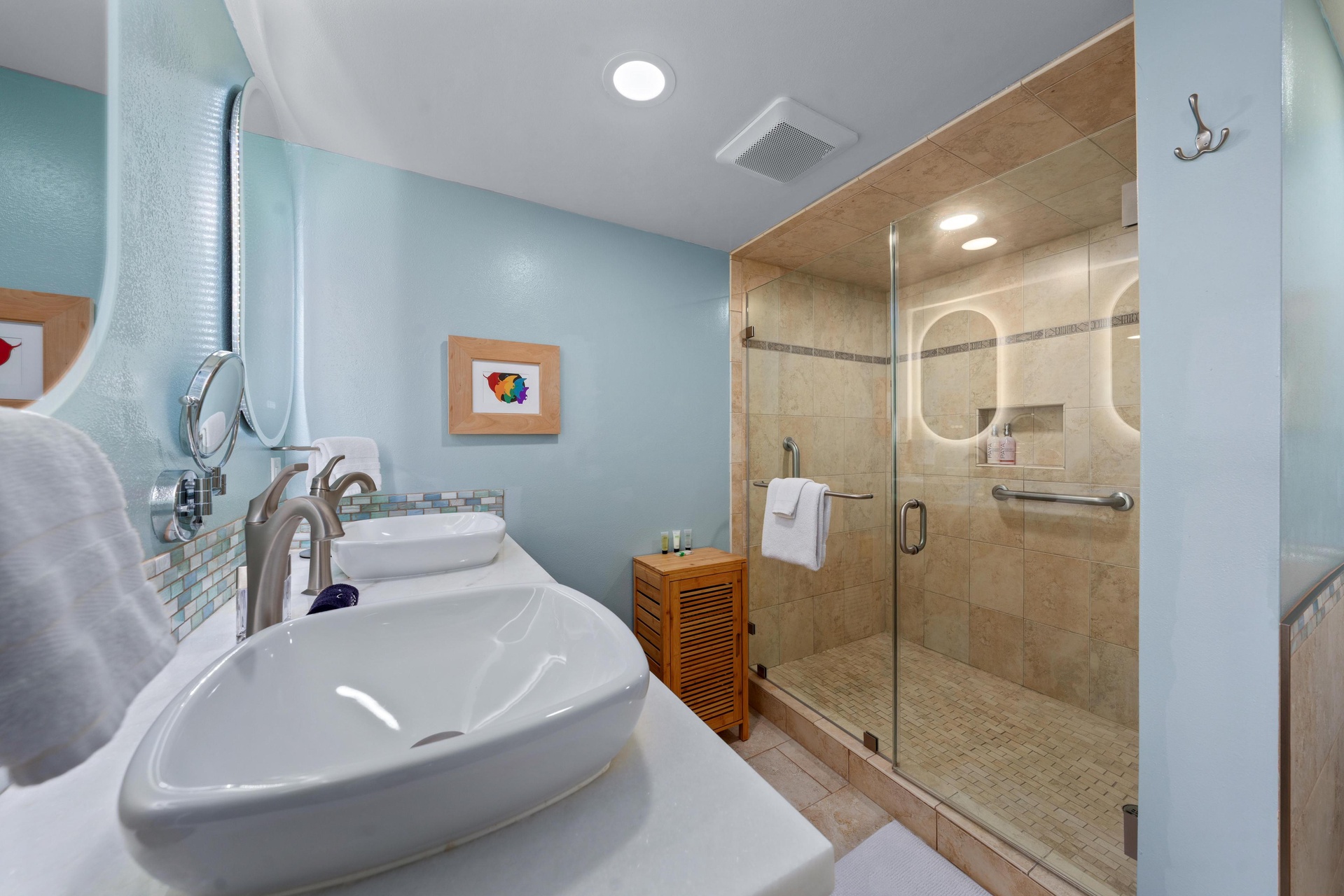 Newly renovated primary bathroom