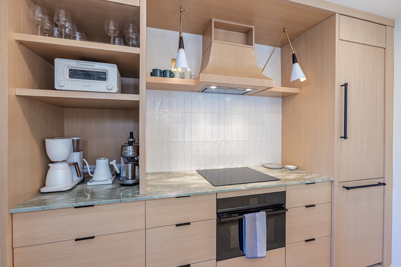 A beautifully upgraded kitchen designed for easy island living