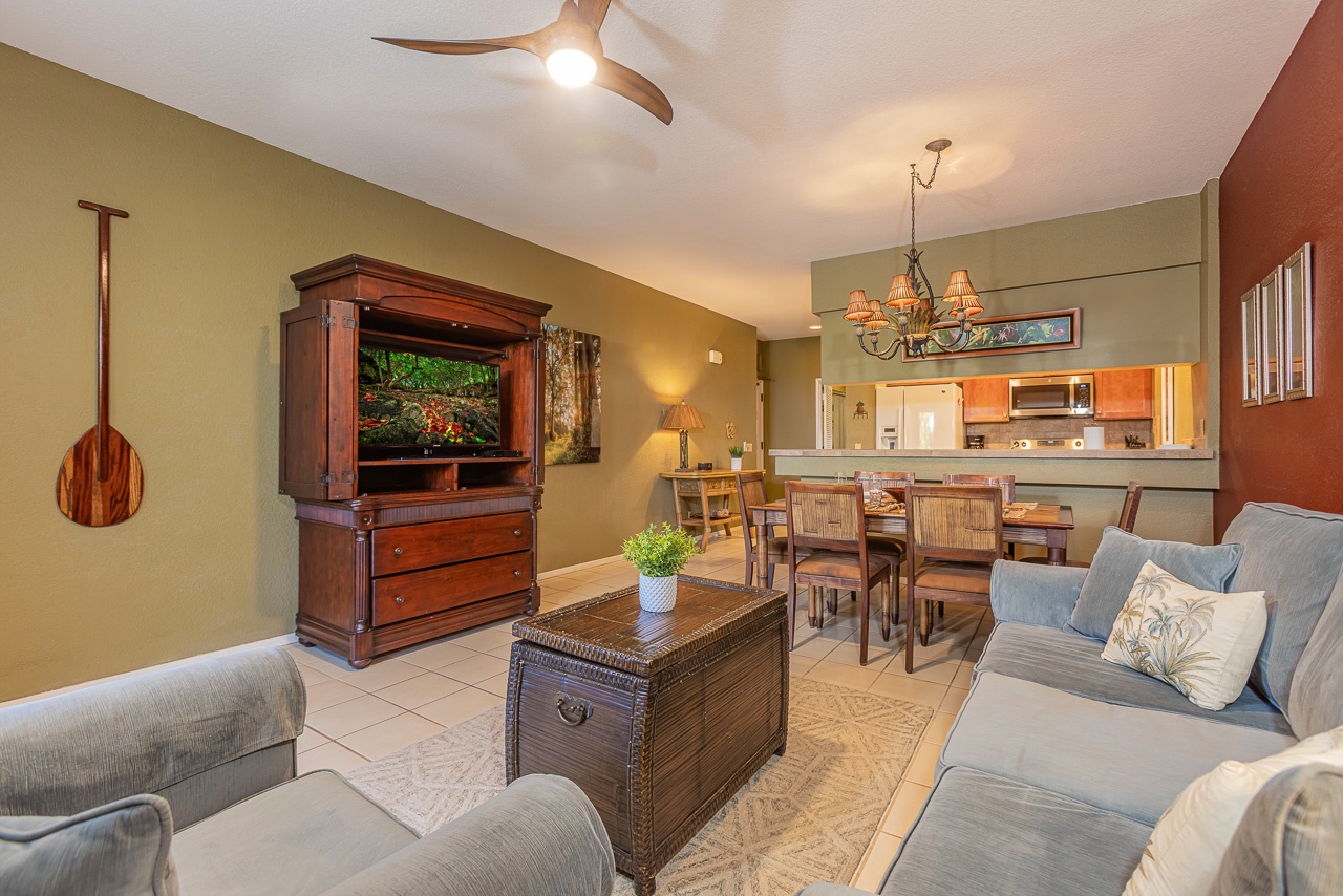 Relaxed space perfect for unwinding between sunny adventures