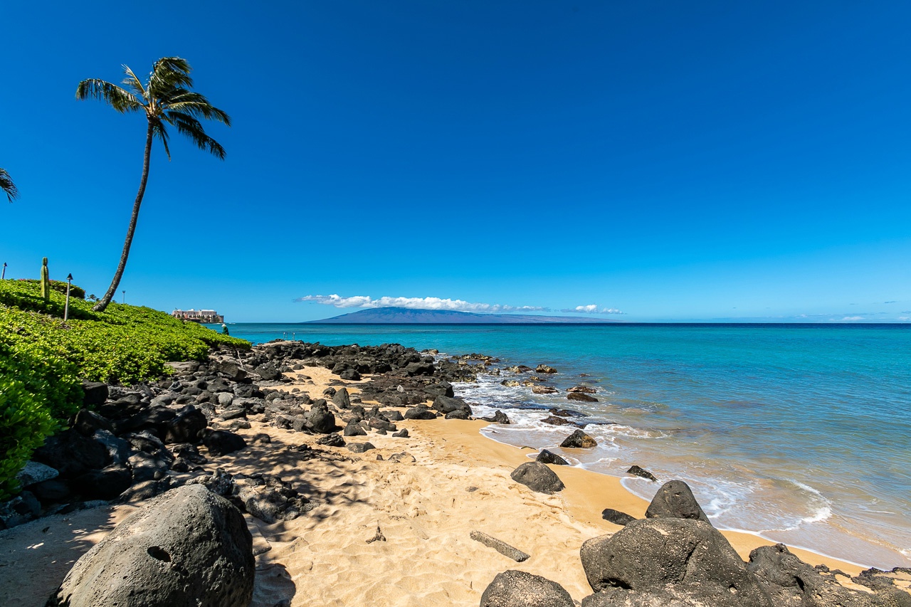 An idyllic tropical escape with stunning island views.
