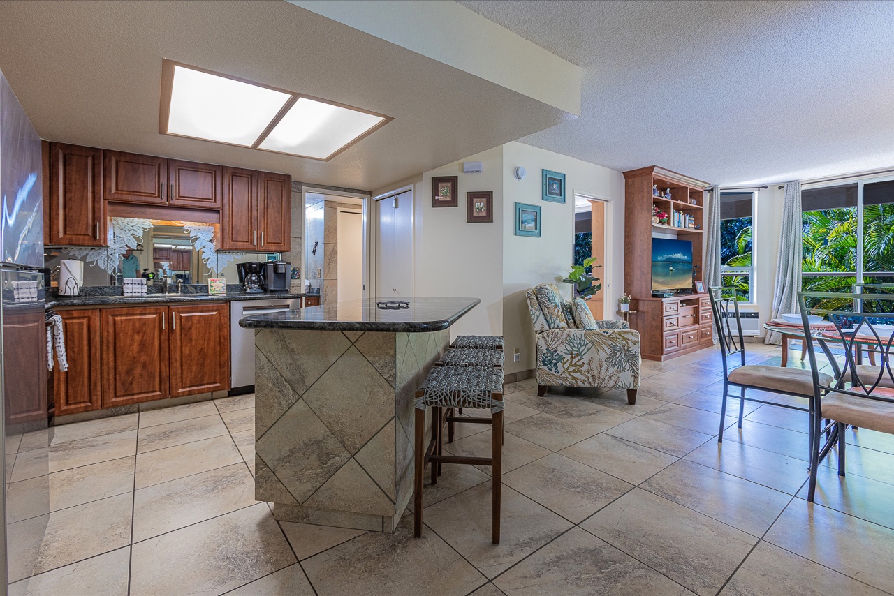 Enjoy breakfast here before heading to the beach