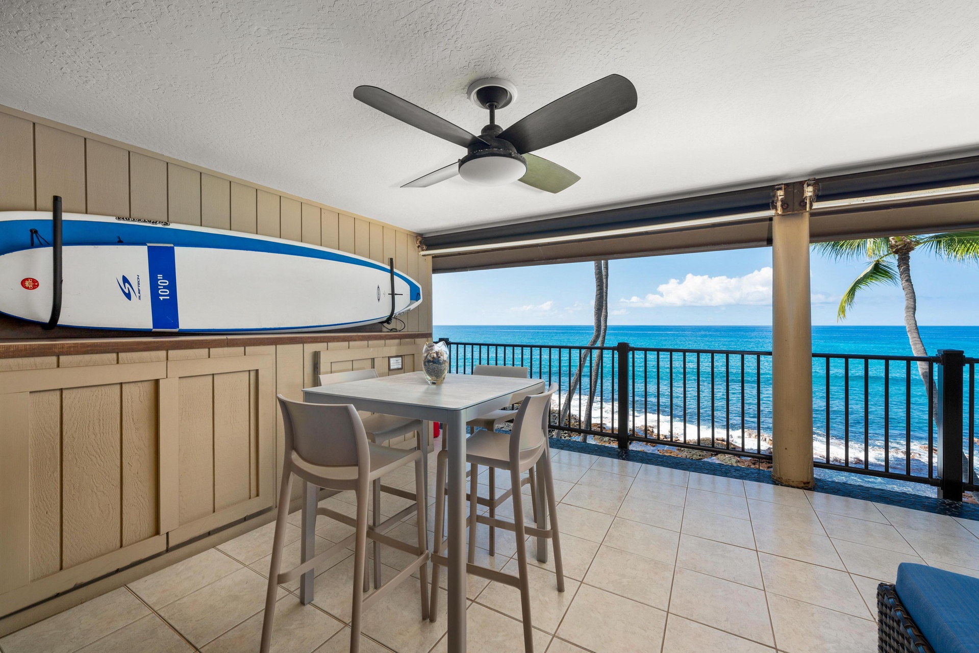 Enjoy your meals on the lanai