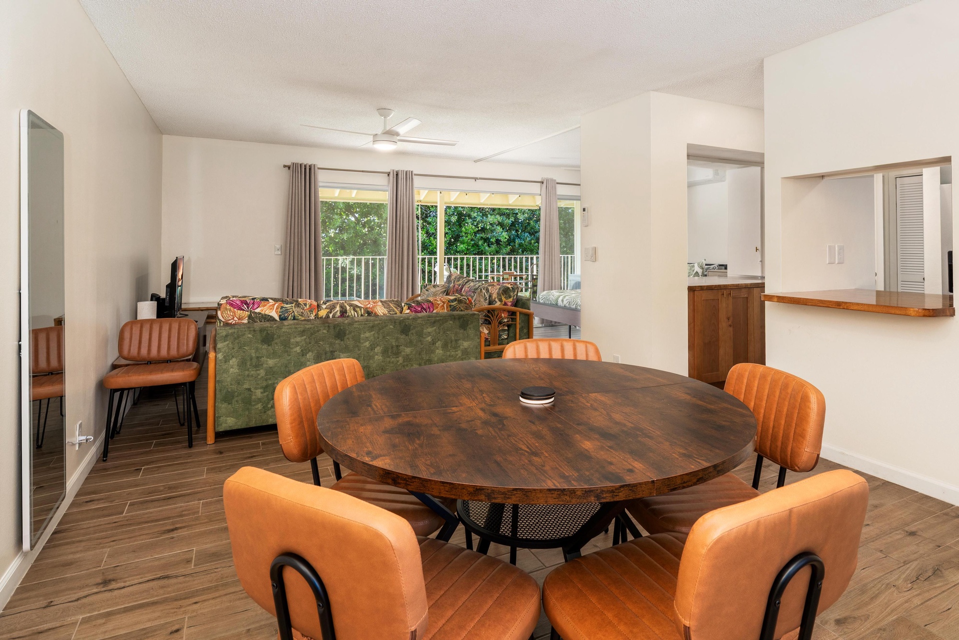 Dining and living room area