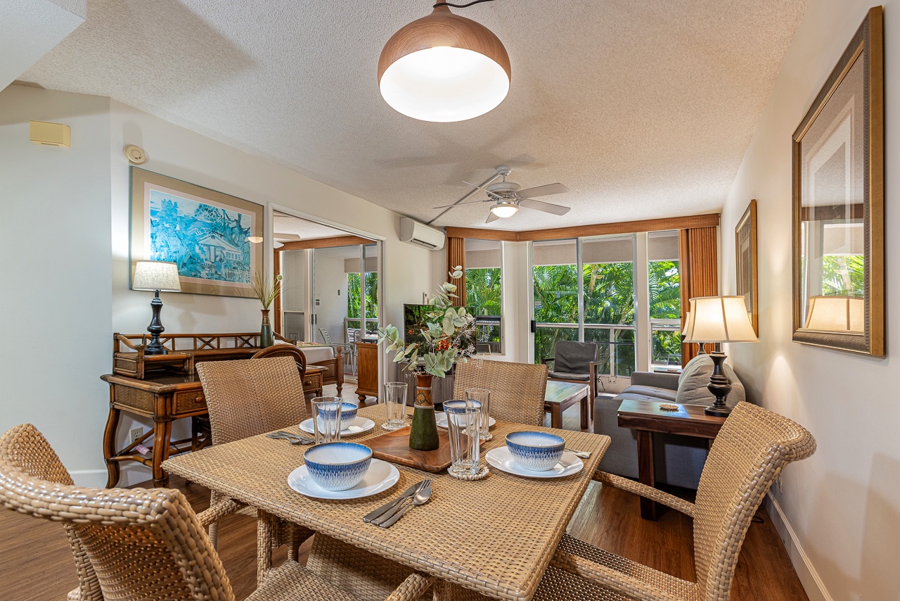 Gather, unwind, and enjoy Maui living in this bright open-concept space