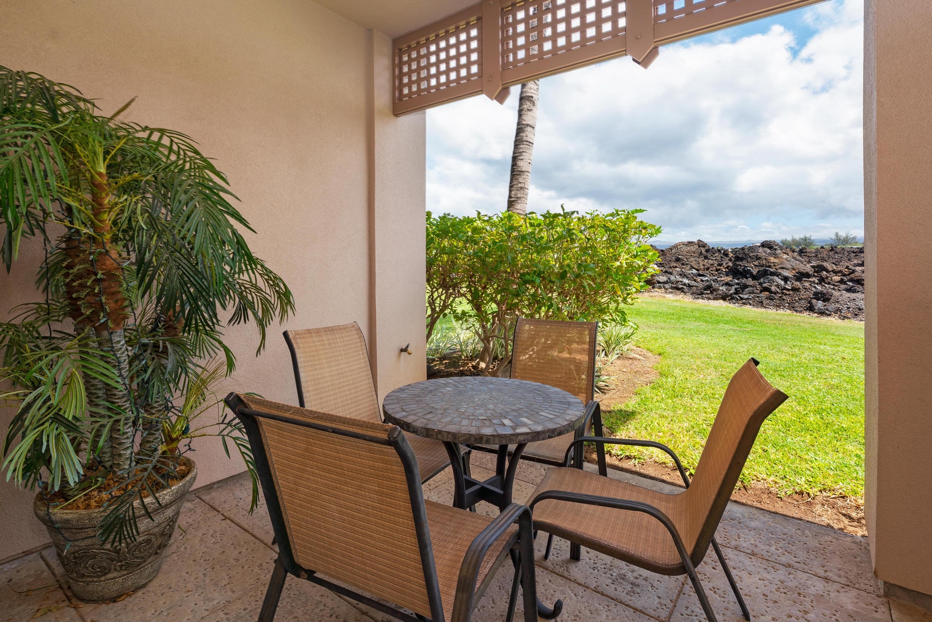 Lanai Area With Access To Living Room