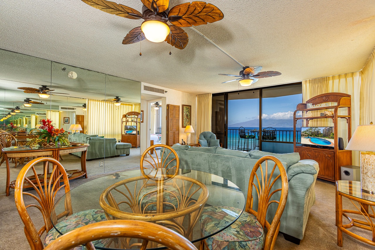 Step into your tropical haven where island-style décor meets breathtaking ocean views.
