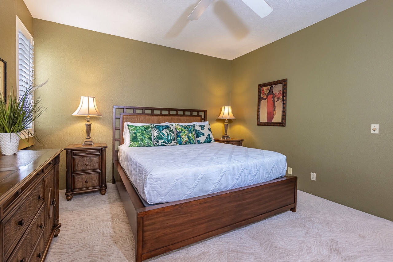 Light filled guest bedroom for post beach relaxation