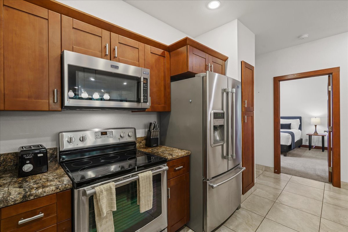 Light filled kitchen with elegant finishes and functional design