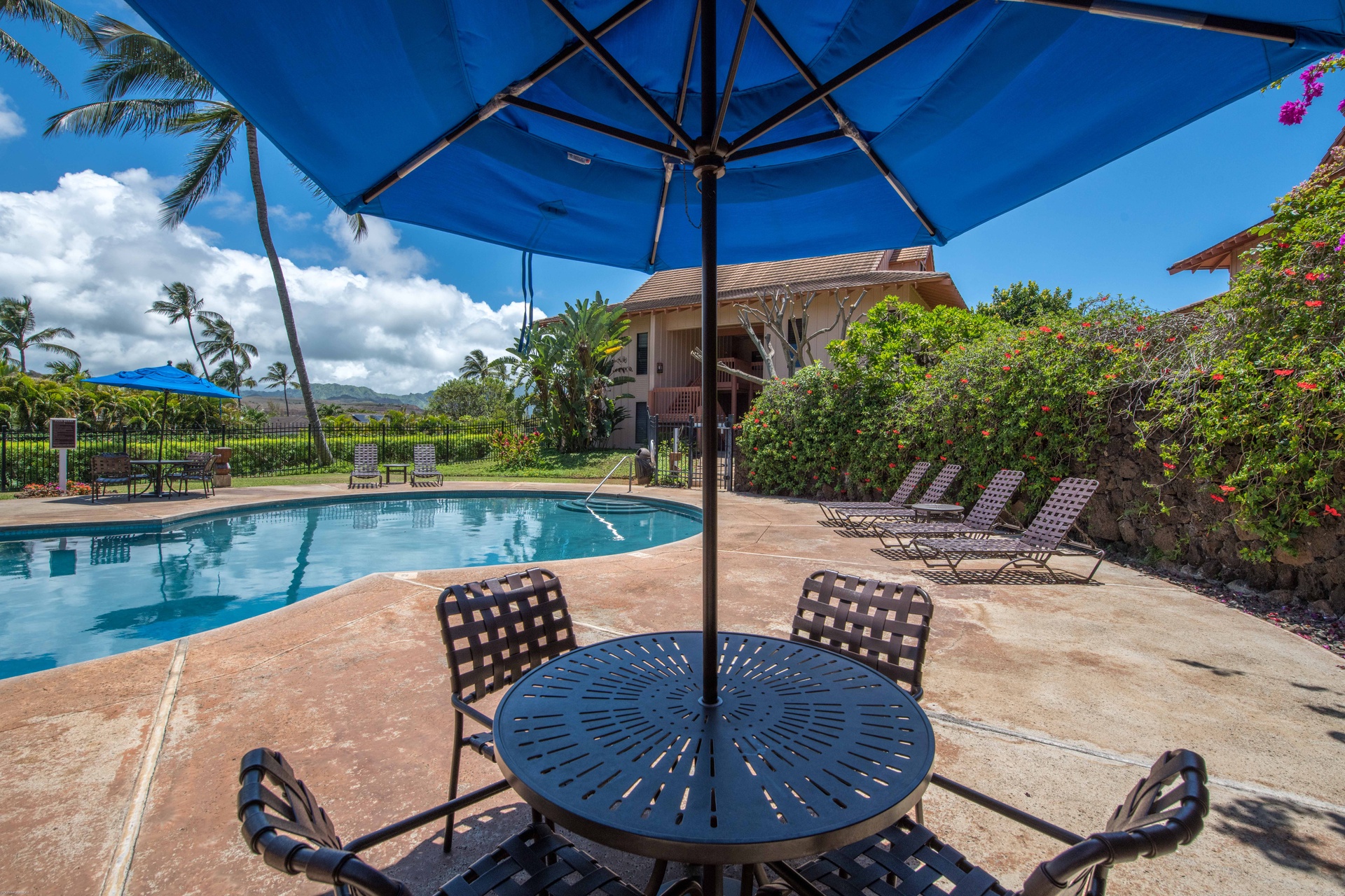 Soak up the Kauai sunshine at this inviting pool oasis